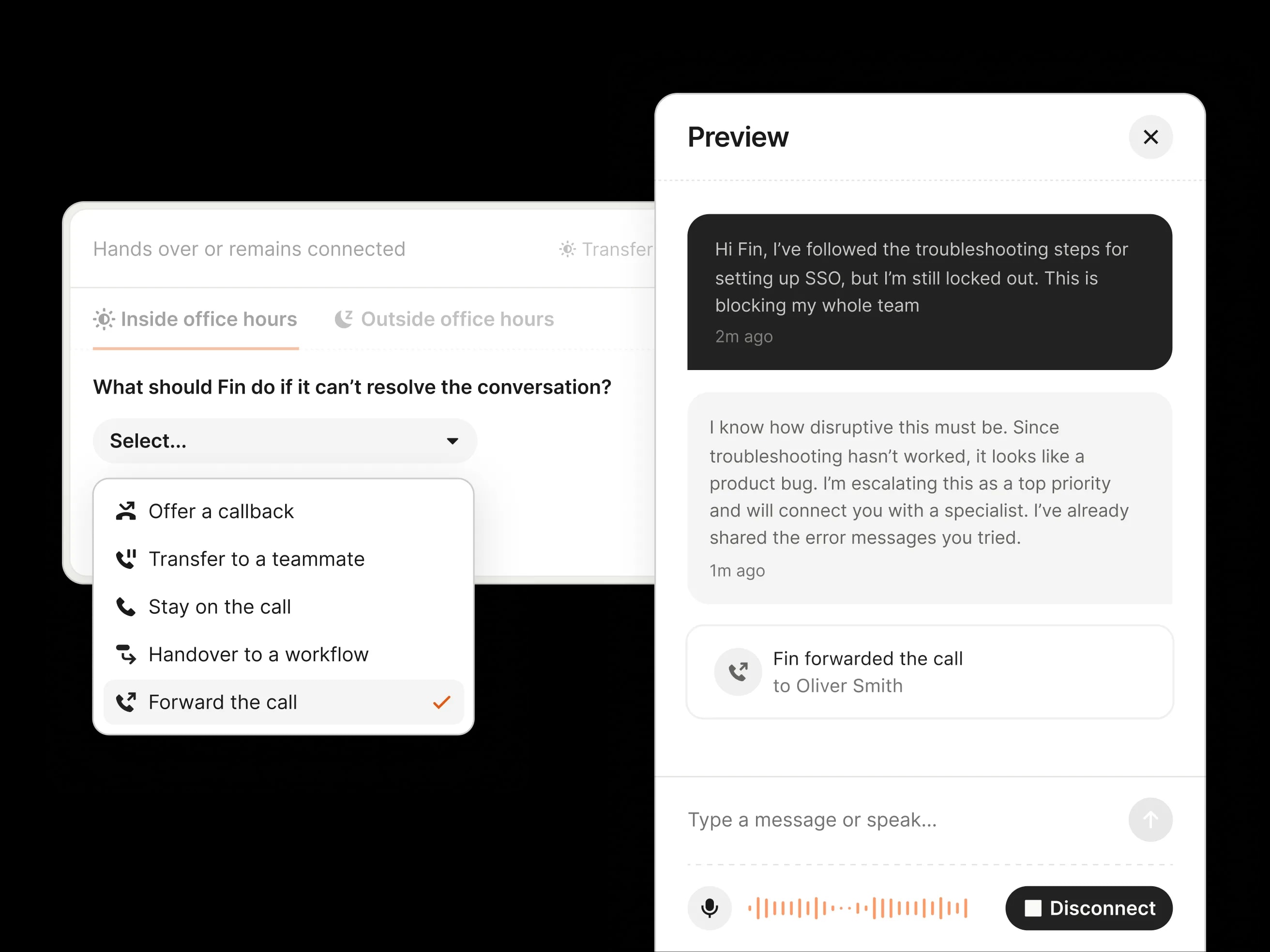 Test handoffs before launch