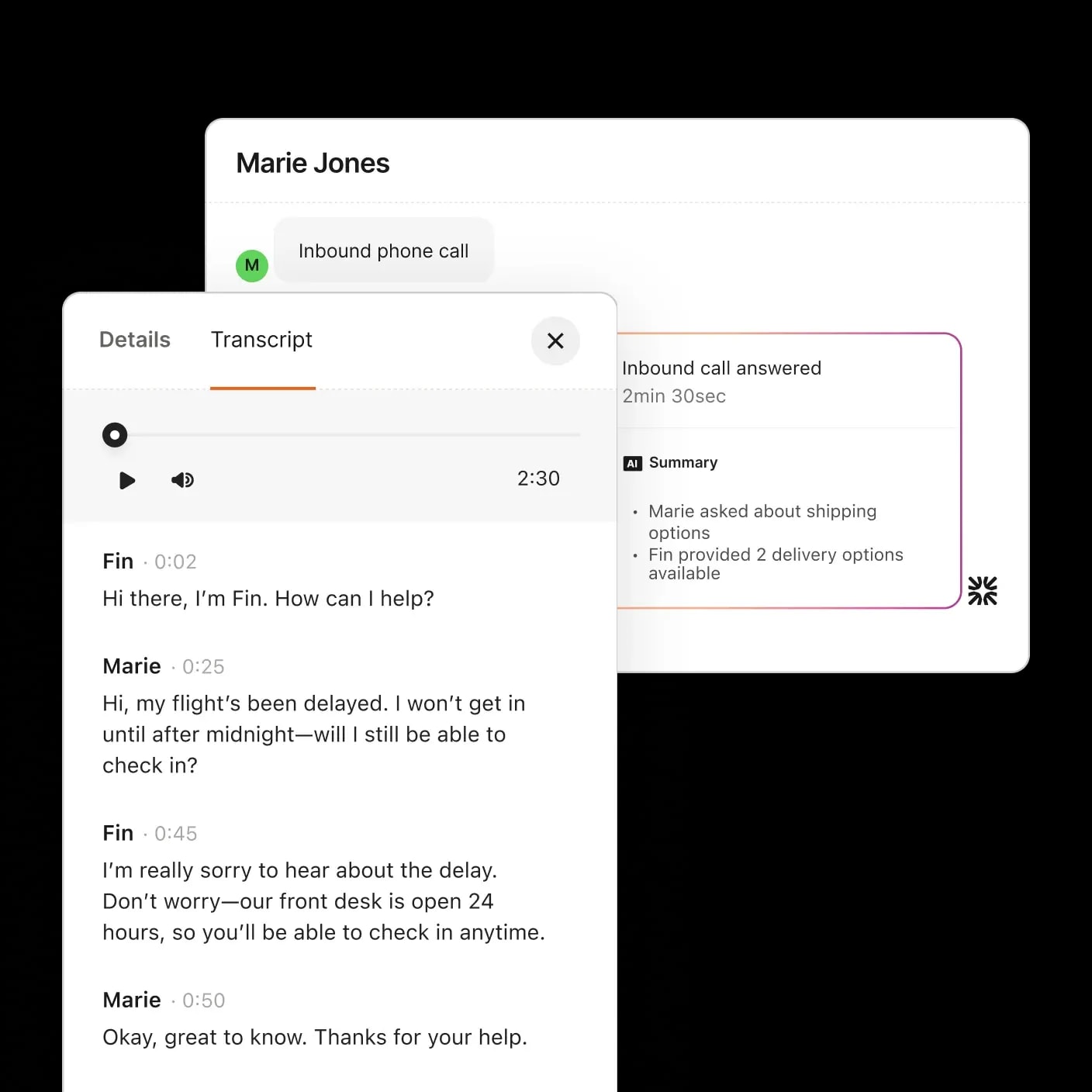 Inspect every answer