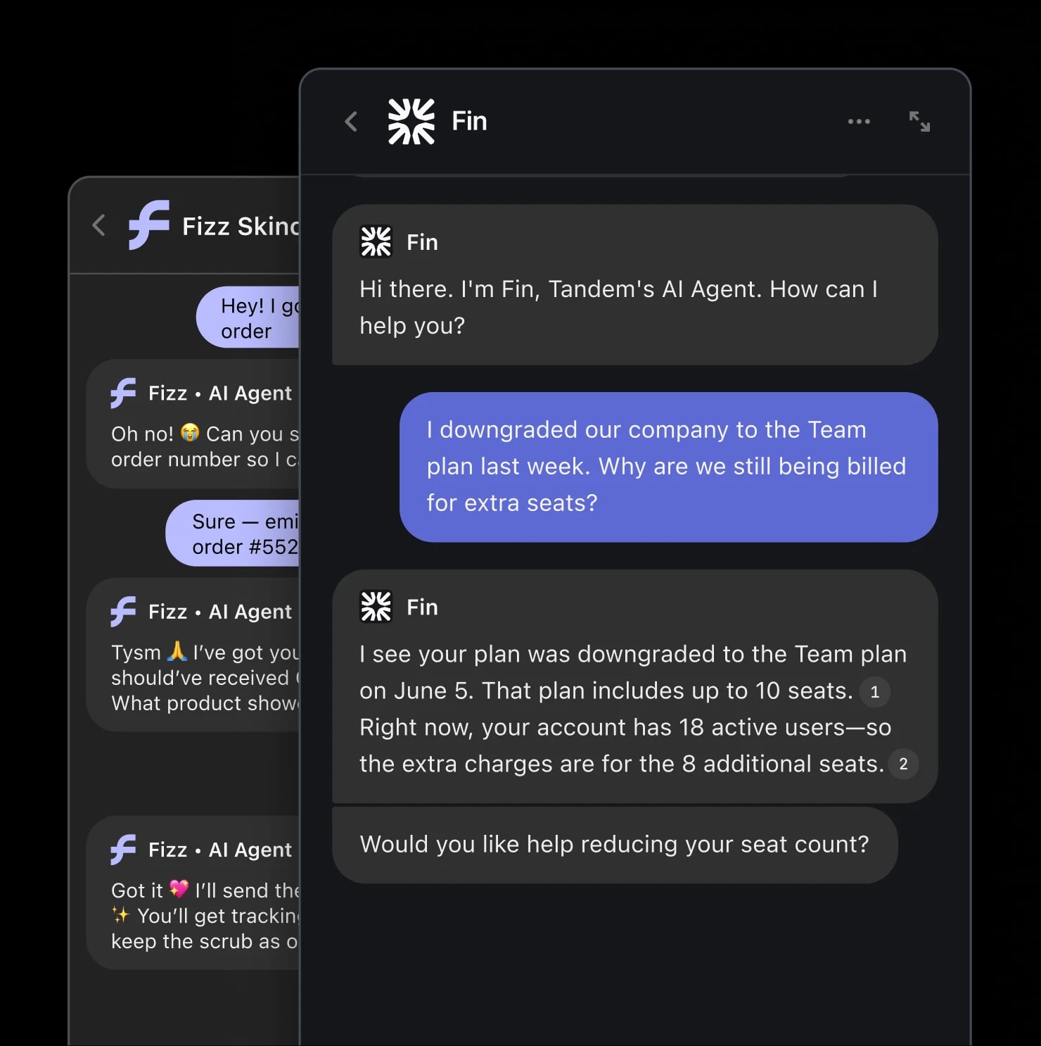 Collaborates with your human agents
